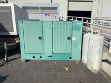 40 KW Cummins #GGHE, Natural gas generator set, 1 phase, 120/240 Volts, 2004
