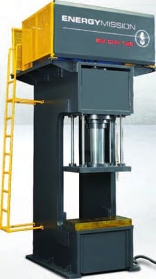 110 Ton, Energy Mission #CHP-100, C-frame press, 5.9"stroke, 11.8"throat, 16 SPM, 10 HP,build to order, new