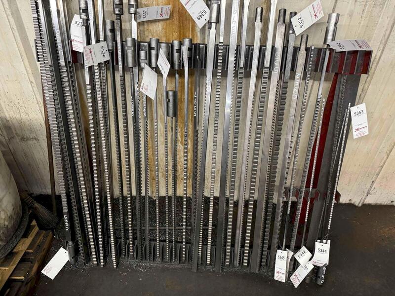 Pull type broach bars, with stand (30 available)
