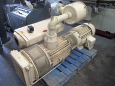 490 CFM, Busch #R5-RC0630, rotary vane vacuum pump, 25 HP motor
