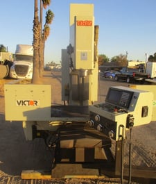 Victor Taichung #2063-DCM, CNC vertical machining center, 33.4" X, 20.4" Y, 22" Z, 6000 RPM, CT50, Fanuc