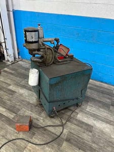 49 Ton, Nitto Kohki #HA11-1624, portable flange punch, 4-5/16" throat, electric foot pedal