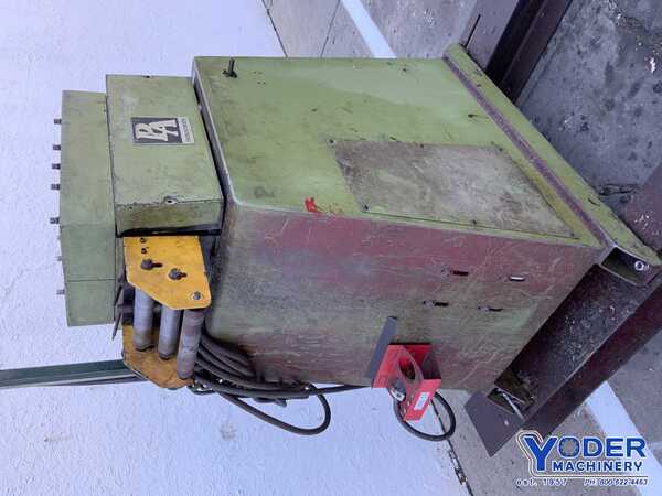 8" x .135" PA Industries #SS87D, 7-roll straightener, serial #16208/CJ40023