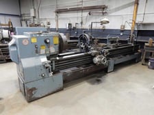 26" x 144" LeBlond, engine lathe, 18" swing over cross slide, 4-jaw 21" chuck, hard ways, thread dial, 10 HP