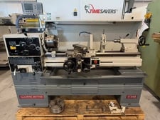 13" x 40" Clausing Metosa #C1340S, engine lathe, 8" 3-jaw chuck, 10" 4-jaw chuck, 1-5/8" bore, D1-5 Camlock