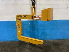 30000 lb. Caldwell #82-15-48, strong back coil C-hook, 30" throat, 47-7/8" head room, 2023