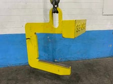 40000 lb. Caldwell, coil C hook, 28" throat, 57-7/8" headroom, 30"-48" coil width