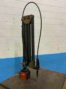 Pneumatic tapping arm, Flexarm, 66" reach, with Ingersoll-Rand Cyclone TX200 grinder