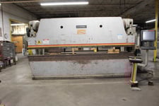 175 Ton, Accurpress #717514, CNC hydraulic press brake, 14' overall, 148" between housing, 8" stroke, 1999