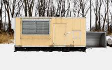 500 KW Caterpillar #3412, standby diesel generator, 625 KVA, 1800 RPM, 480 Volts, 1474 hours, 1998