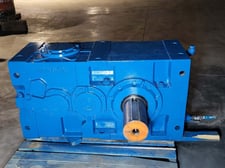 469 HP @ 1048 RPM, Hansen #RDG21F-BN-14, industrial gearbox, 75 RPM out, 13976.00 ratio, new surplus