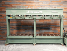 Newman #HP-688, cold press, 10 HP hydraulic pump, (2) 30" x 74" bays, 24" x 30" platens, 48" daylight opening