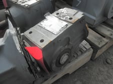 103 HP @ 4500 RPM, Eurodrive #KA37A, Right Angle Gear Reducer Gearbox, 5.36:1 Ratio, 839 RPM Output