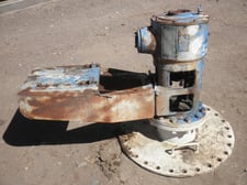 25 HP @ 1760 RPM, Lightnin #208-RSES-25, Right Angle Gearbox, 6.20 :1 Ratio, 283 RPM Output