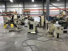 4000 lb. CWP #3RD-18 / SE12B / SMXIII-12, double end coil feed line, 12" x .093" stock, 60" OD, 13"-17" ID