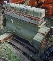 110 HP @ 2000 RPM, Waukesha, Engine w/Water Pump, 6-cylinder