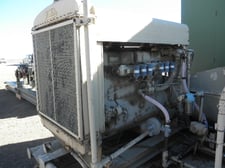 120 HP @ 1600 RPM, Waukesha #145-GK, Power Unit w/Clutch & Radiator, on skid