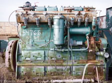 400 HP @ 1000 RPM, White Superior #6G-510, Natural Gas Engine, Inline 6-cylinder, (4) 9" Stroke, 8.5" Bore