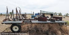 Wagon Type Trailer w/Fuel Tank, 2-Axle, 300 gallon tank, 73" L x 23" width x 46" H tank