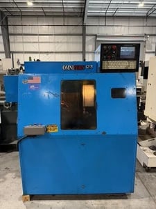 OmniTurn #GT-75, CNC gang lathe, 1-1/16" bar, 5-C, work light