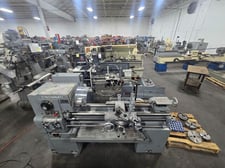 10" x 36" Cincinnati, toolroom precision hydrashift lathe, 6" 3-jaw chuck, 35-1200 RPM, taper, Steady Rest