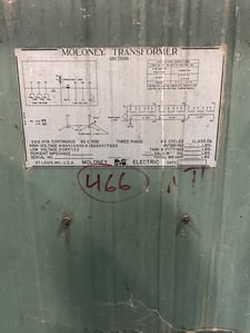 500 KVA 4160GY/2400 Primary, 208Y/120 Secondary, 3 phase, Padmount Transformer