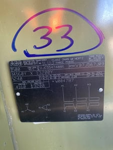 500 KVA 4160Y/2400 Primary, 240 Delta Secondary, Abb 3 phase, Padmount Transformer