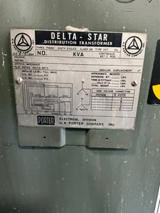 500 KVA 12470GY/7200 Primary, 208GY/120 Secondary, 3 phase, Padmount Transformer