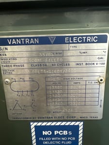 500/560 KVA 13200 Delta Primary, 4160Y/2400 Secondary, 3 phase, Padmount Transformer