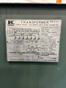 750 KVA 13200Y/7620 Primary, 208Y/120 Secondary, 3 phase, Padmount Transformer