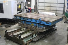 72" x 108" Giddings & Lewis, Hydrostatic, 72" CNC Control, sub-slide, 25500 part.weight, #8410