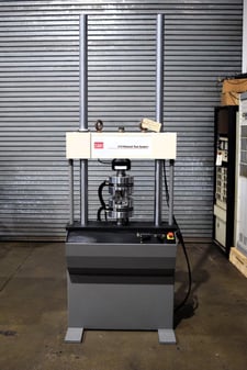 22 KIP (100kN) MTS #318.10, Fatigue load frame, 20.75" between column, 54" test opening, 20.75" x8.25" table