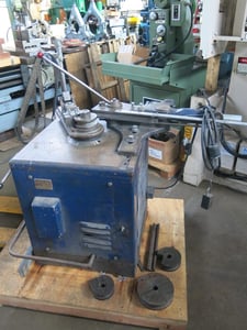 Herber Tube Bender, Comes with some misc dies approx 3/4" -1", Wired 230v 3ph, Made in Sweden
