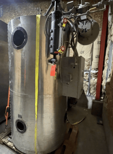 30 HP Fulton #FB-030-LE, steam boiler, 150 psi, 2006