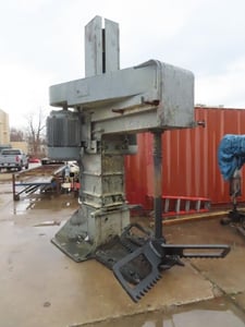 100 HP Reynolds Co-Axial Reynolds disperser, 50 HP sweep blade, floor mount, hydraulic lift