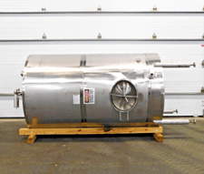 750 gallon 304 Stainless Steel tank, 53" dia. x 80" straight wall, 18" top opening
