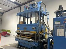260 Ton, OToole #260, heated platten hydraulic press, late control, 2001
