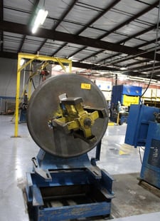 4000 lb. Littell, non-motorized uncoiler, 24" wide mandrel, 48" outside dimensions, 14"-18" ID, back plate