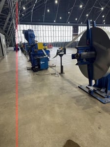 16 Stand, RLM, Rollformer, 3" spindle diameter, 26" rollspace, 40 HP, 18" horizontal center, 1998