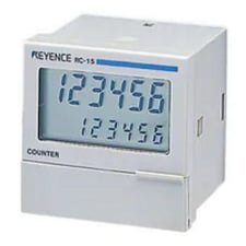 Keyence RC-15 LCD Display Electronic Preset Counter, 48-mm 6-Digit 7-Segment LCD