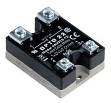 Opto 22 480D25-12 480 VAC 25 A DC Control Solid State Relay SSR, Transient Proof