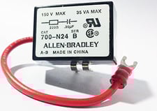 Allen-Bradley 700-N24 Surge Suppressor Relay Accessory, For Mounting on Coil Ter