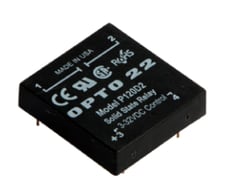 Opto 22 P120D2 P Model, 120 VAC, 2 Amp, DC Control Solid State Relay SSR