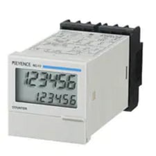 Keyence LCD Display Electronic Preset Counter, RC-12 48-mm 6-Digit 7-Segment LCD