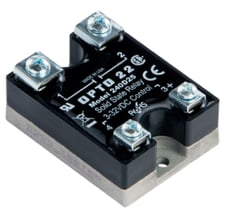 Opto 22 240D25 240 VAC, 25 Amp, DC Control Solid State Relay SSR