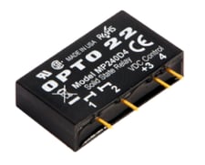 Opto 22 MP240D4 MP Model, 240 VAC, 4 Amp, DC Control Solid State Relay SSR