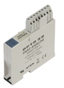 Opto 22 SNAP-AIV-i SNAP 2-Ch Isolated -10VDC to +10VDC Analog Voltage Input Mod