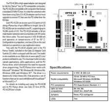 Opto 22 PCI-AC28 Pamux Adapter Card