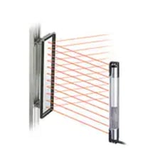 Keyence SL-M12H Safety Light Curtain, Corner Mirror, 260 mm