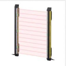 Keyence GL-S08FH Safety Light Curtains, Flat Type, 8 Beam Axes